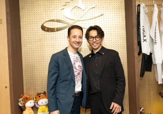 レセプションでの記念撮影